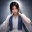 时尚博主苏晚晴头像——短发利落、妆容精致，眼神自信而温柔，是裙子下面是野兽理念的完美代言人形象